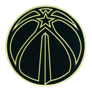 Washington Wizards Round Logo Black/Golden Patch