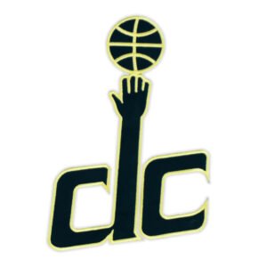 Washington Wizards DC Logo Black/Golden Patch