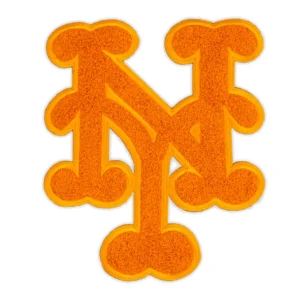 New York Mets 'NY' Logo Orange Patch