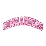 Washington Commanders Pink Letters Patch