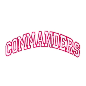 Washington Commanders Pink Letters Patch
