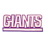 New York Giants Chenille Red/White Patch