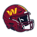 Washington Commanders Football Helmet Embroidered Patch