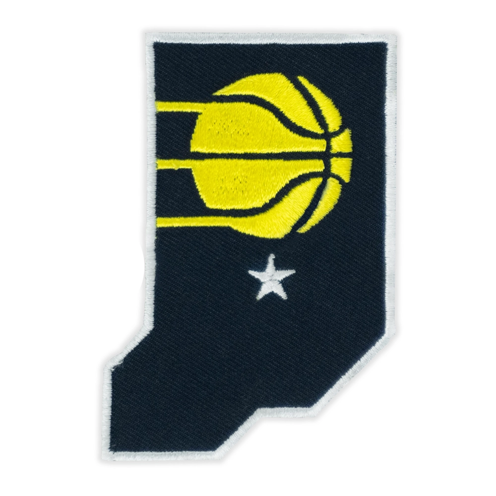 Indiana Pacers State Shape Logo Patch