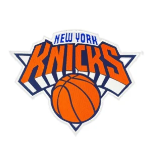 New York Knicks Vibrant Orange/Blue Basketball Patch