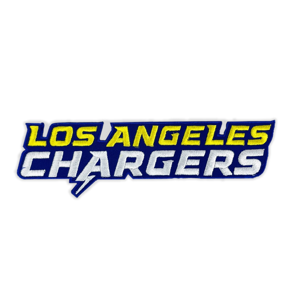 LA Chargers Letter Yellow/Blue Patch