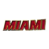 Miami Heat Letter Miami Red Wordmark Patch