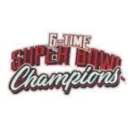 6-TIME SUPER BOWL Champions Logo Patch