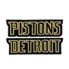 Detroit Pistons Black/Gold Letters Patch