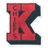 Kansas City Chiefs Red Chenille 'K' Patch