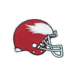 Kansas City Chiefs Retro Red Football Helmet Patch