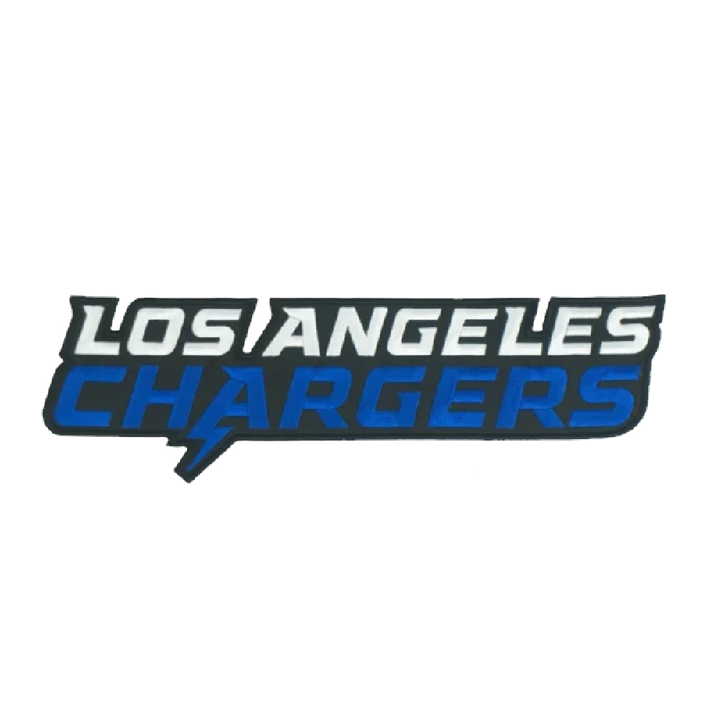 LA Chargers Letter Yellow/Blue Patch - Image 2