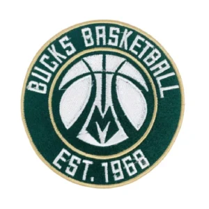 Milwaukee Bucks EST 1968 Logo Patch