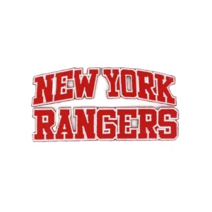 New York Rangers Bold Red/White ArchEmbroidered Patch