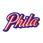 Philadelphia 76ers Phila Retro Embroidered Patch