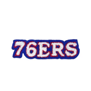 Philadelphia 76ers Word 76ers Red/White Patch