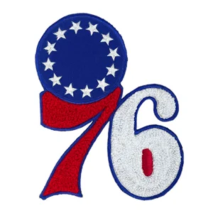 Philadelphia 76ers '76' Logo Chennile Patch