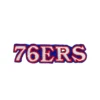 Philadelphia 76ers Bold Red/Blue Embroidered Patch