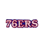 Philadelphia 76ers Bold Red/Blue Embroidered Patch