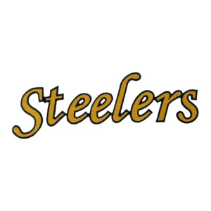 Pittsburgh Steelers Retro Script Embroidered Patch