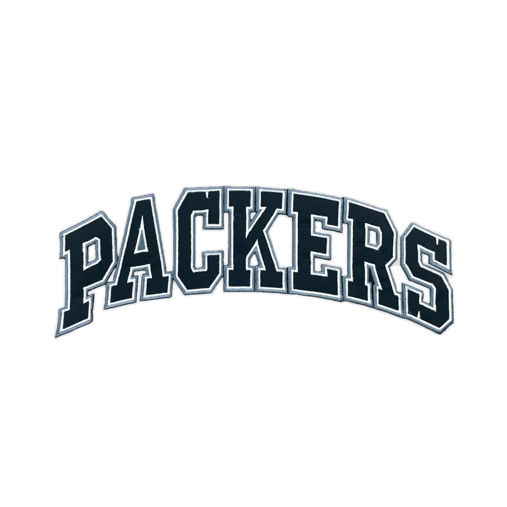 Green Bay Packers Black/White Logo Patch