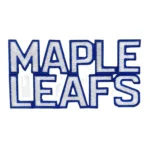 Toronto Maple Leafs Script Blue/White Embroidered Patch