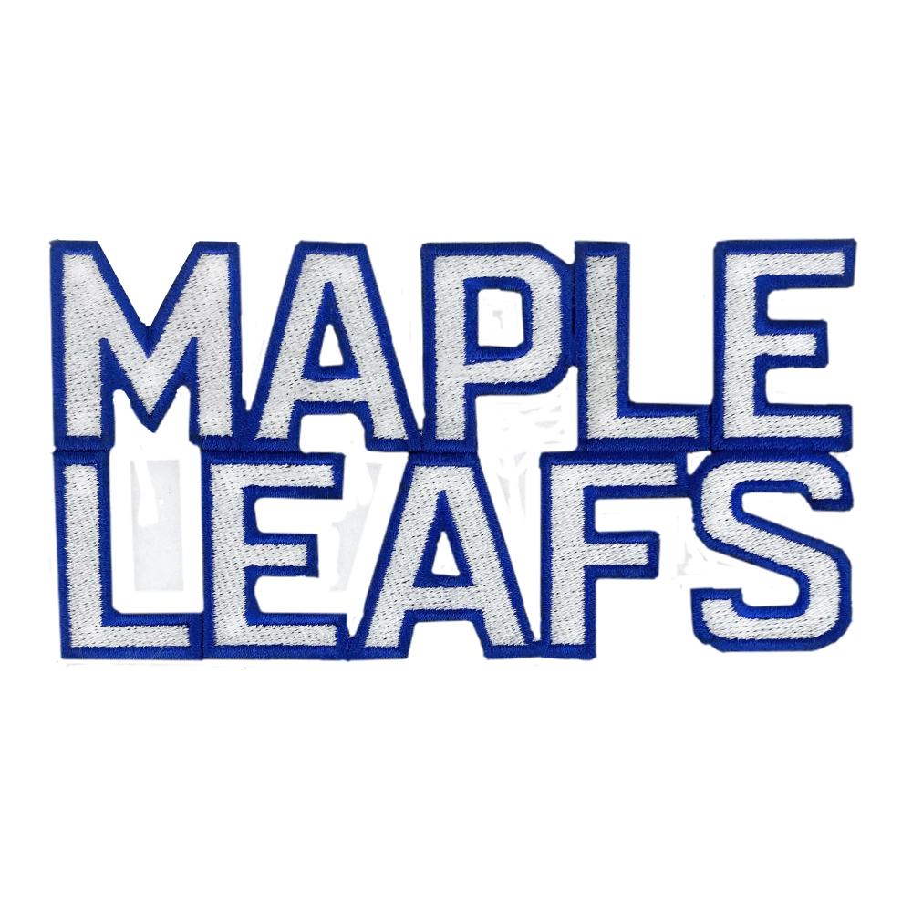Toronto Maple Leafs Script Blue/White Embroidered Patch