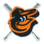Baltimore Orioles 'Smiling Bird' Logo Bats Chenille Patch