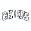 Kansas City CHIEFS Black/White Outline Patch