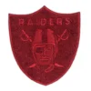 Las Vegas Raiders Shield Logo Red Patch