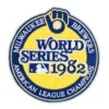 Milwaukee Brewers 1982 World Series American League Champions Patch