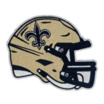 New Orleans Saints Helmet Gold & Black Patch