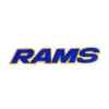 Los Angeles Rams Blue Chenille Word Patch