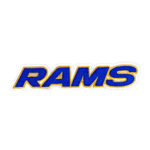Los Angeles Rams Blue Chenille Word Patch