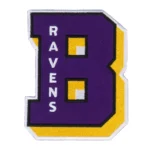 Baltimore Ravens Letter B "RAVENS" Embroidered Patch