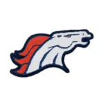 Denver Broncos Chenille Horse Face Wordmark Patch