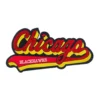 Chicago Blackhawks Primary Text Logo Chenille Patch