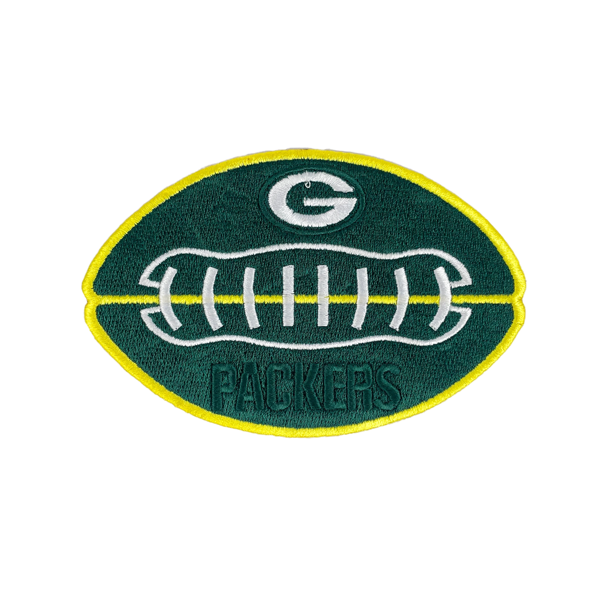 Green Bay Packers Football Shape Patch