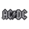 AC/DC Wordmark Logo Silver Rock Band Patch