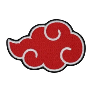 Akatsuki Red Cloud Embroidered Patch