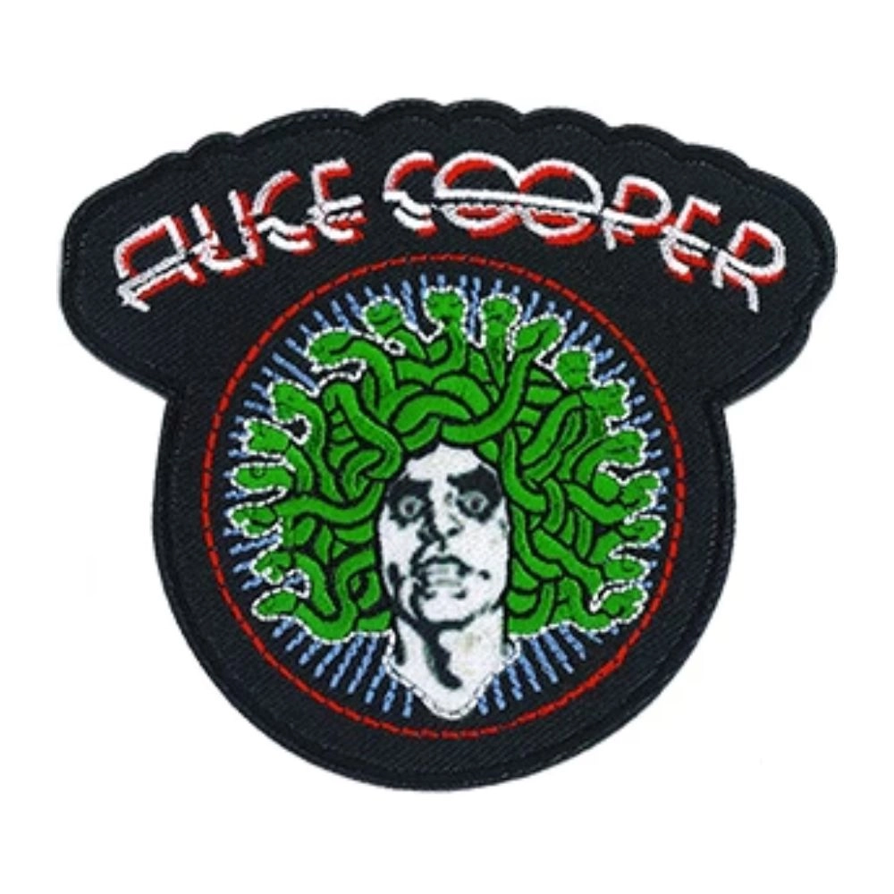 Alice Cooper Medusa Head Embroidered Patch