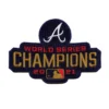 Atlanta Braves 2021 World Series Champions Gold Patch