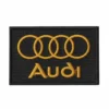 Audi Logo Gold Embroidered Patch