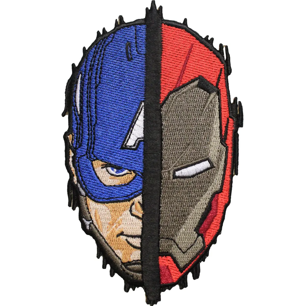 The Avengers Civil War Captain America Iron Man Patch