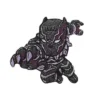 Black Panther Chibi Action Patch
