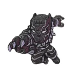 Black Panther Chibi Action Patch