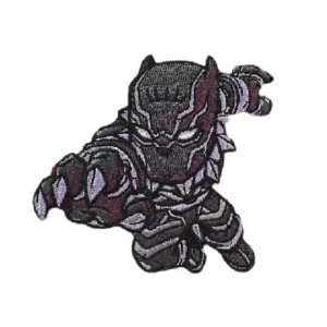Black Panther Chibi Action Patch