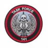 Call of Duty Task Force 141 Red Round Patch