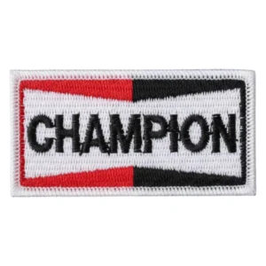 Champion Spark Plugs Vintage Logo Patch