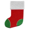 Christmas Stocking Embroidered Iron On Patch